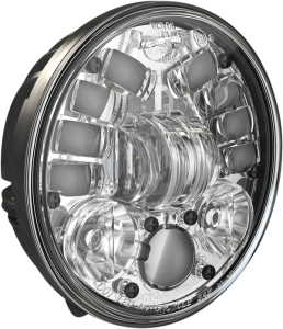 7(r) Led Adaptive 2 Headlight Chrome, 1, nordicamoto.ro