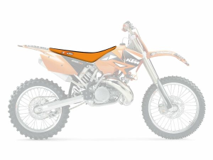 Double Grip 3 Seat Cover Orange, 1, nordicamoto.ro