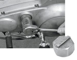 Primary Cover Inspection Plug Tool Silver