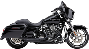 Turn Out 2-into-1 Exhaust System Black, 4, nordicamoto.ro