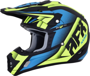 Fx-17 Force Offroad Helmet Matte Black/green/blue X-large Blue, Green, Multi XL, 1, nordicamoto.ro
