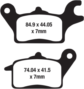 Organic Base (r)fa(r) Brake Pads, 2, nordicamoto.ro