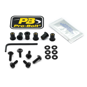 Screen Bolt Aluminium Black, 1, nordicamoto.ro