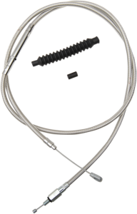 Stainless Steel Braided Clutch Cable Silver