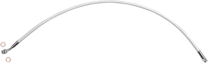 Braided Front Brake Line Chrome, Sterling Chromite® Ii Oversize [+203 mm (8'')], 2, nordicamoto.ro