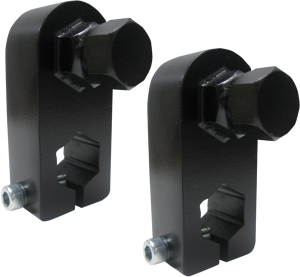 Passenger Floorboard Mount Riser Kit Black, 2, nordicamoto.ro