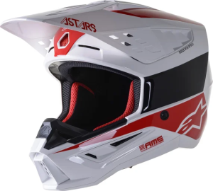 Supertech M5 Bond Helmet Red, White S, 1, nordicamoto.ro