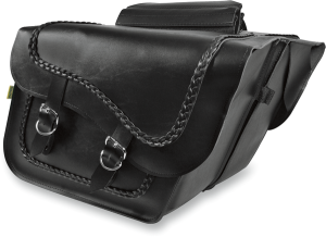 Slant Saddlebags Black