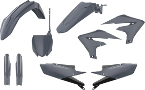Set de carenaje pentru Yamaha, culoare gri