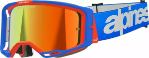 Alpinestars Vision 8 Wordmark Goggle Orange, Blue 