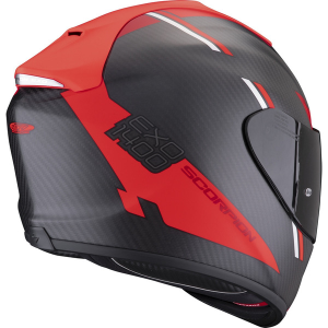 Casca integrala Scorpion EXO-1400 EVO CARBON AIR KENDAL Negru Mat/Rosu