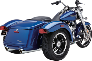 909 Twins Slip-on Mufflers Chrome, 1, nordicamoto.ro