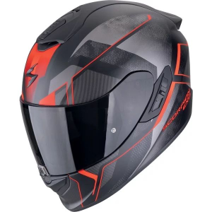 Casca integrala SCORPION EXO-1400 EVO II AIR INTENSIO Negru mat/Rosu M, 2, nordicamoto.ro