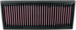 High-flow Air Filter Black, Red, 1, nordicamoto.ro