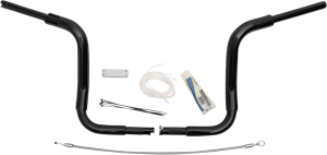 1-1/2(r) Ez Install Rounded Top Handlebar Kit Black, 2, nordicamoto.ro