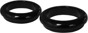 Fork Dust Covers Gloss Black, Powder Coated