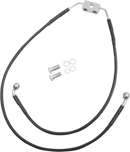 Stainless Steel Brake Line Kit Black