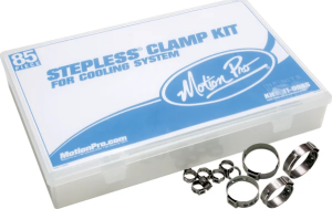 Cooling System Stepless® Clamp Kit Silver