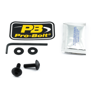 Screen Bolt Aluminium Black
