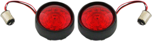 Probeam® Bullet Bezel Rear Led Turn Signal Inserts Gloss Black, 1, nordicamoto.ro