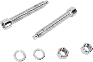 Socket-head Axle Adjuster Bolt Kit Silver, 1, nordicamoto.ro