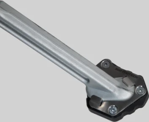 Extensie pentru piciorul suportului lateral, negru, argintiu, 4, nordicamoto.ro