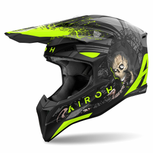 Cască Airoh Wraaap Darkness Black/Yellow Matte
