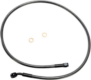 Alternate Length Designer Series Abs-specific Front Brake Line Kit Black, Black Pearl