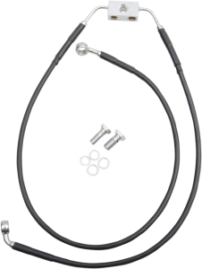 Extended Length Black Vinyl Brake Line Kit Black Oversize [+102 mm (4'')], 1, nordicamoto.ro