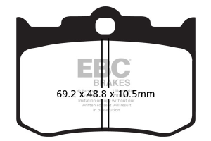 Fa-hh Series Sindered Brake Pads, 2, nordicamoto.ro