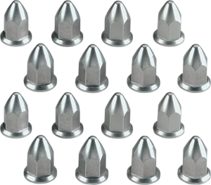 10mm Aluminum Lug Nuts Silver