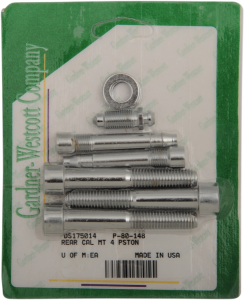 Caliper Mounting Bolt Kit Silver, 2, nordicamoto.ro