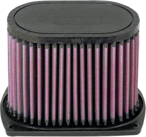 High Flow Air Filter Black, Red