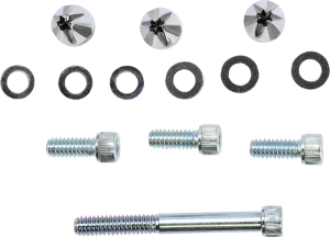 Windshield Screw Cap Kits Silver, 1, nordicamoto.ro