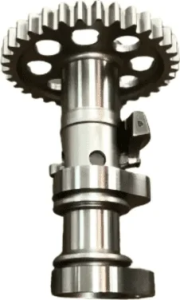 Camshaft exhaust valve with de