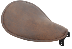 Small Low-profile Spring Solo Seat Brown, 1, nordicamoto.ro
