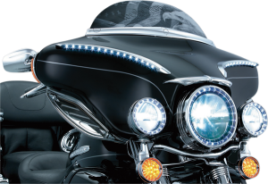 Phase 7 Led Black Headlamp/passing Lamps Clear