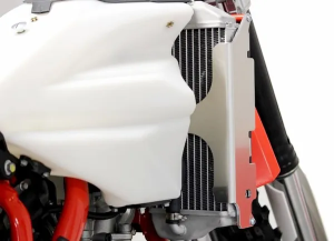 Xtrem Radiator Guards Black, Silver, 3, nordicamoto.ro