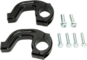 MOOSE RACING Replacement Contour Handguard Inner Mount Clamp Black 