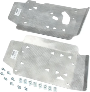 MOOSE RACING Floorboard Skid Plates Aluminum 
