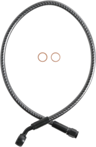 Karbonfibr Upper Brake Line Silver, Carbon Fiber, Karbonfibr, 1, nordicamoto.ro