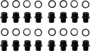 Carbon Lug Nuts Silver 