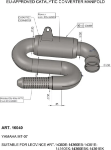 Catalytic Converter Stainless Steel, nordicamoto.ro