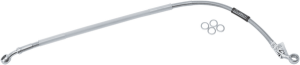 Stock-length Rear Brake Line Silver