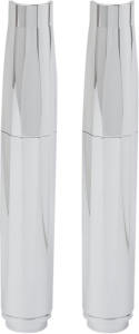 Deep Cut Pushrod Covers Chrome, 2, nordicamoto.ro