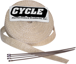 Fiberglass Exhaust Wrap Kit Silver