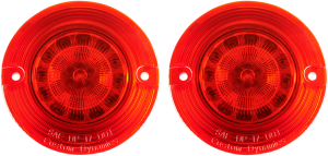 Probeam® Flat Turn Signal Inserts Red, 1, nordicamoto.ro