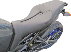 Gel-channel Track Carbon Fiber Sport Seat Black