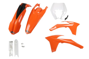 Full Body Replacement Plastic Kit Black, Orange, White