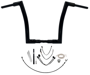 1-1/2(r) Ez Install Flat Top Handlebar Kit Black, 1, nordicamoto.ro